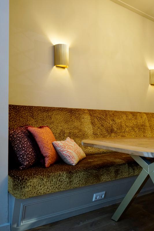 Maatwerk eetkamerbank.