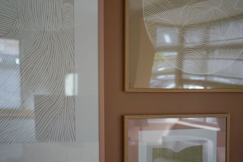 Detail wanddecoratie.